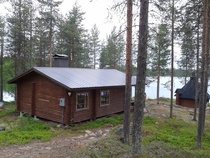 Meidän mökki Särkijärven rannalla n. 27km Kemijärven keskustasta